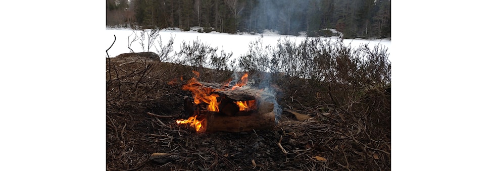 Søndagstur med bål